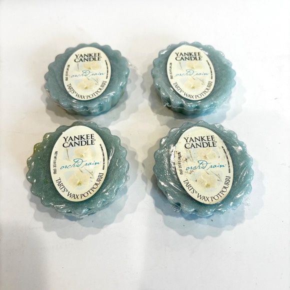 Yankee Candle Other - Yankee‎ Candle Orchid Rain Tarts Wax Potpourri Set Of 4 0.8 Oz New